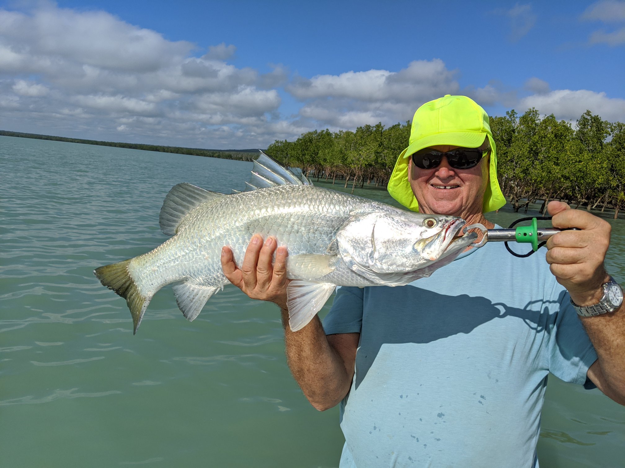 prized fighting fish barramundi