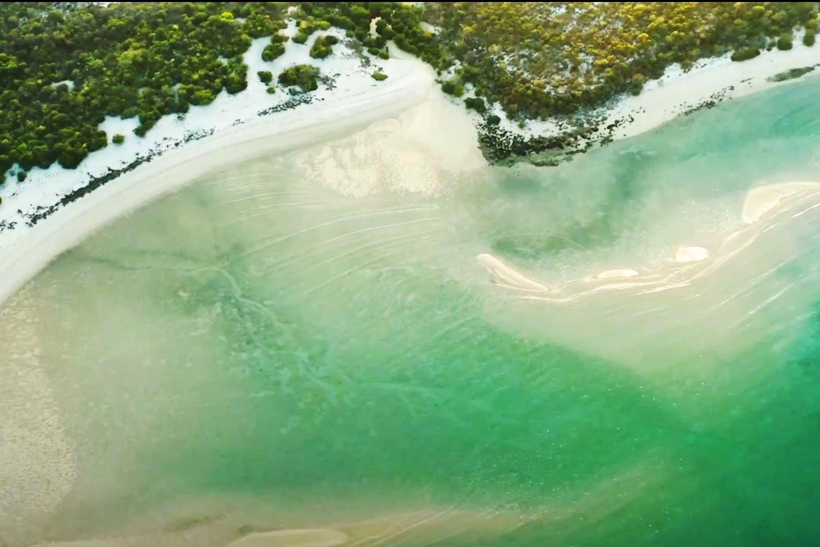 Sports Fishing Adventures in Arnhem Land Wessel islands - aerial of beach