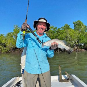 Fly fishing barramundi in the Top End