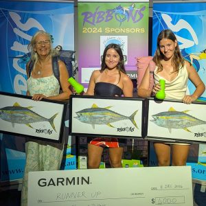 Ribbons Ladies Game Fishing Tournament runners-up on Wild Turkey 2024