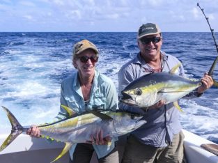 Yellow Fin Tuna catch off Australian Sportfishing Charters