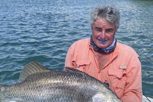 fisherman with big barramundi NT