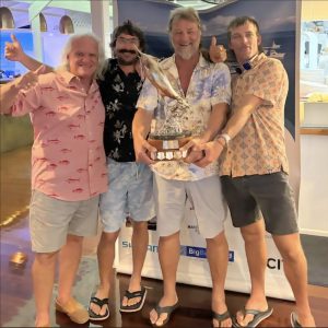 Wild Turkey crew with champion angler Karsten Shcramm who won the Port Douglas Marlin Challenge 2024