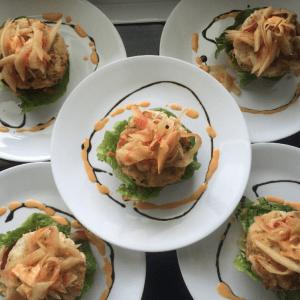 dining on the Iron lady